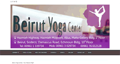 Desktop Screenshot of beirutyogacenter.com